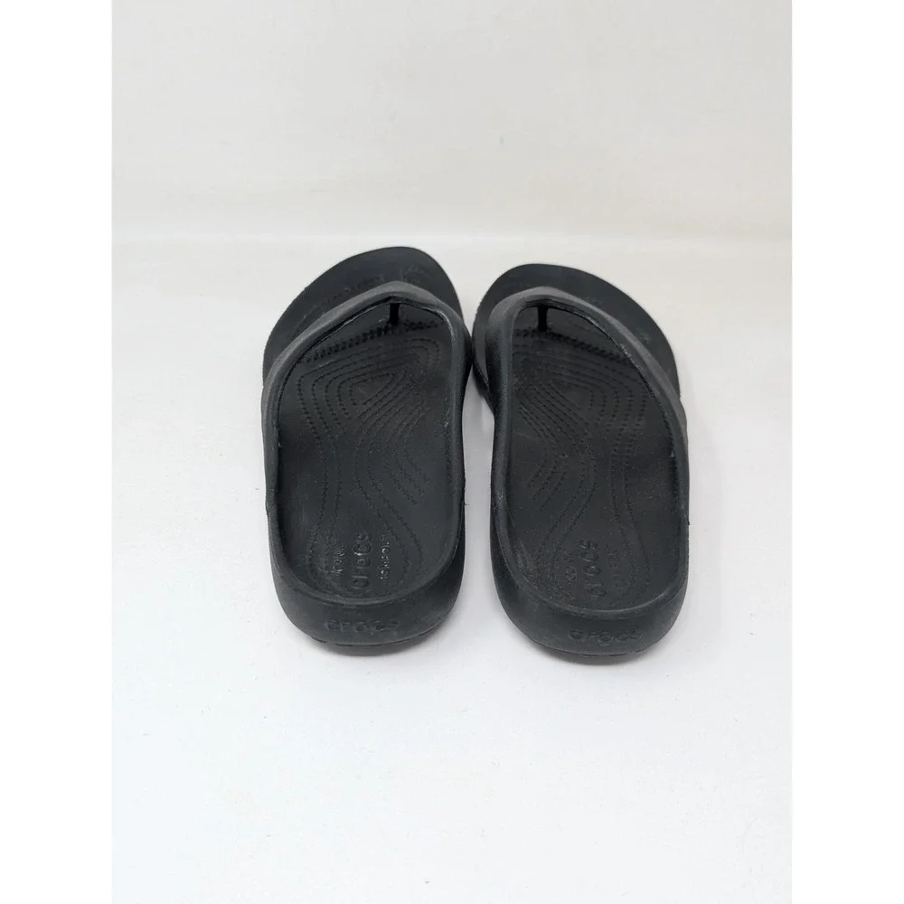 Crocs Kadee II Flip‎ Thong Women's Size 8 Black Sandals Flip Flops Light